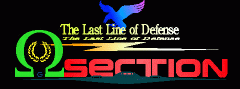 Omega, The Last Line of Defense. WARNING: The Omega with the plant inside and the letter is copyrighted!